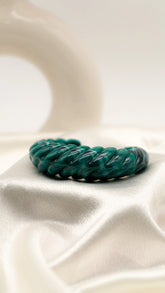 Emrald Twist Resin Bangle